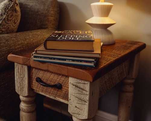 Barn Wood End Table